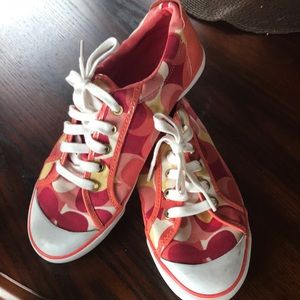 Coach tennis shoes size 9
